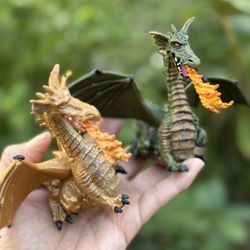 2006 Papo Dragon Fire Breathing Set