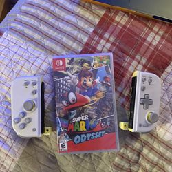 Brand new super Mario odyssey and 2 joycons