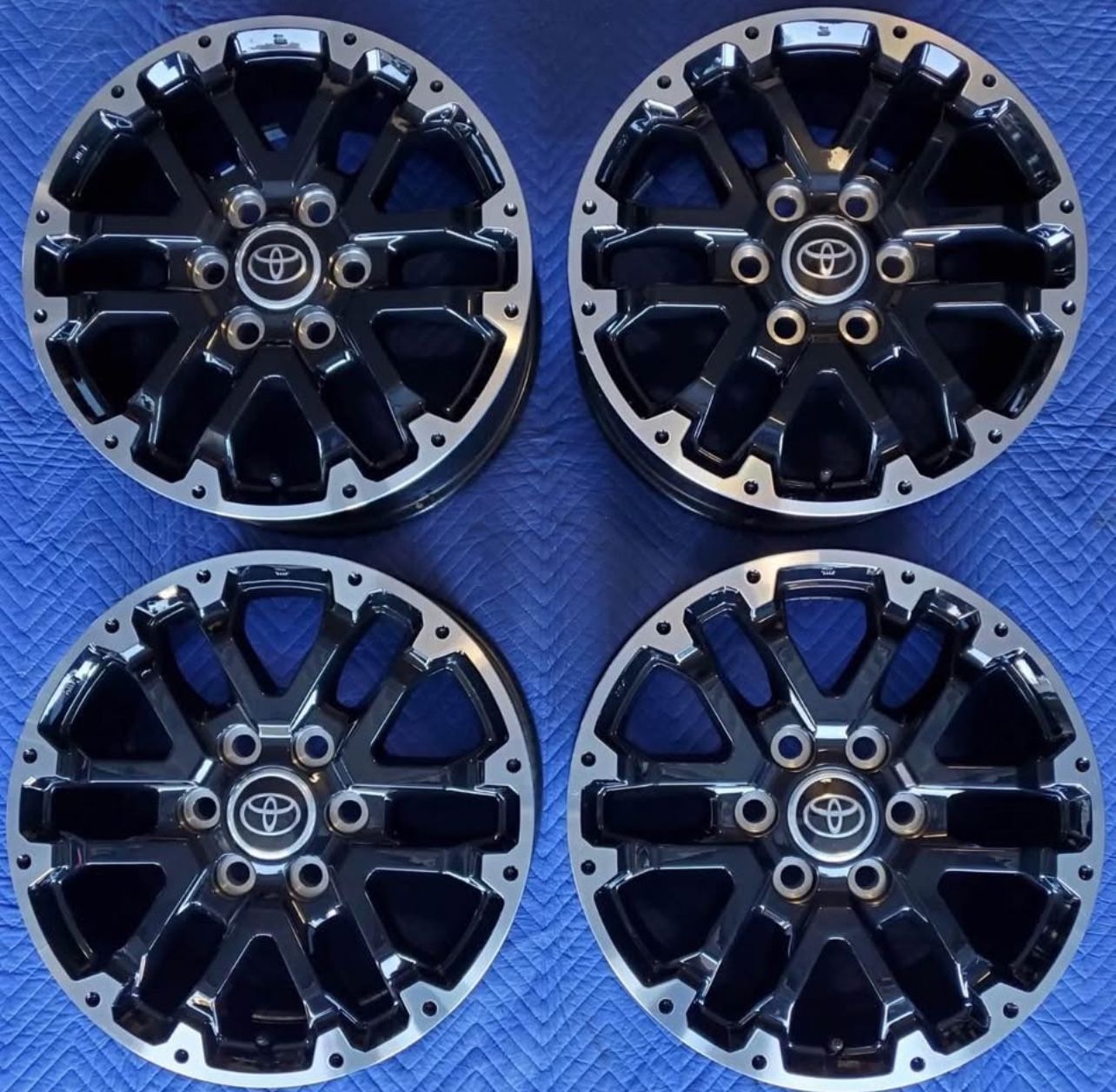 18" Toyota Tundra Sequoia TRD TSS OEM Black Wheels Rims Rines 2024