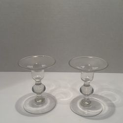 Glass Candle Holders