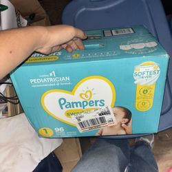 Unopened Size 1 Diapers 