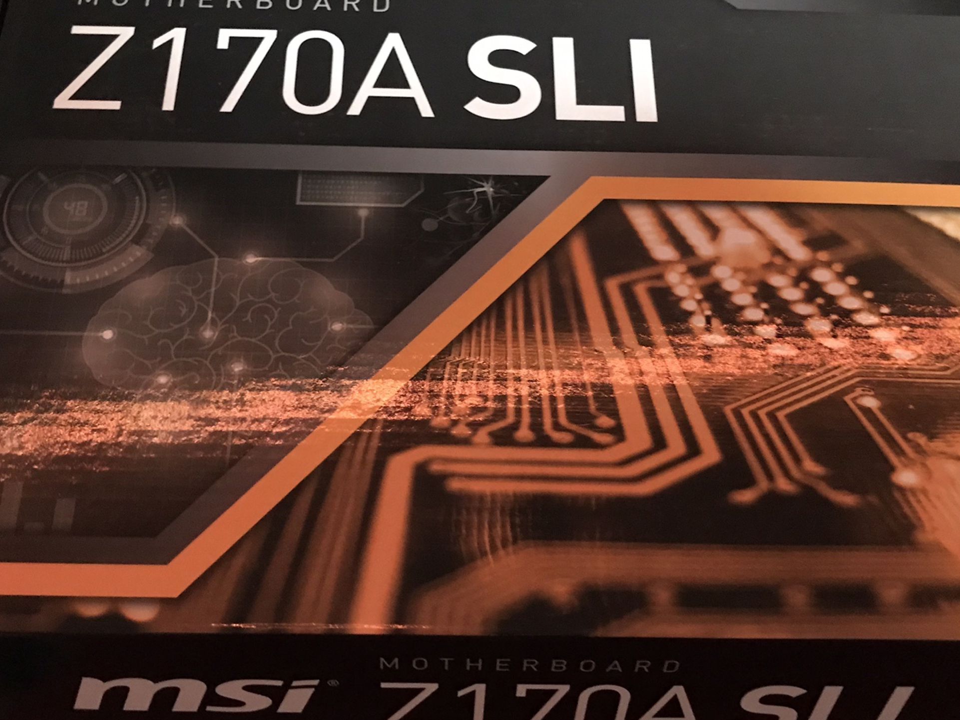 MSI Z170A SLI motherboard and intel celeron Combo