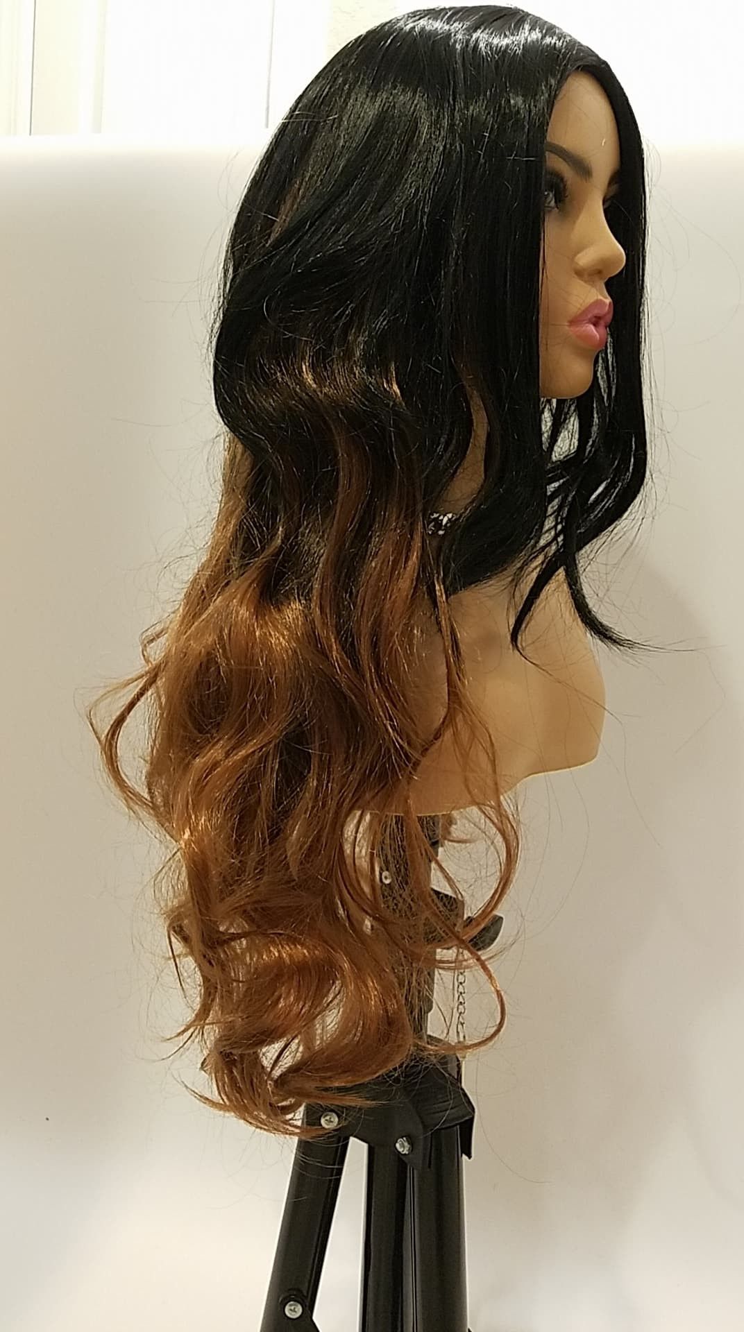 Long Brown Wavy Wig
