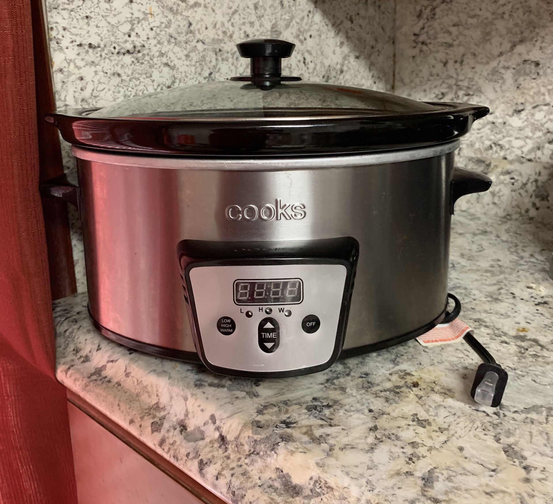 6 QT Digital stainless steel slow cooker
