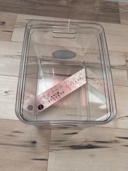 2 Heavy Duty Clear Bins