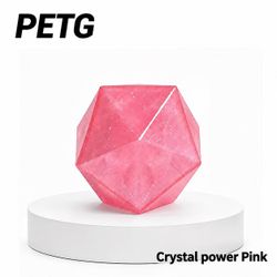 PETG 3D Printer filament - Pink with Crystal Powder