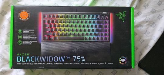 Razer Blackwidow v4 75% Wired Keyboard