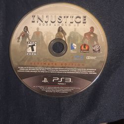PS3 Injustice Game