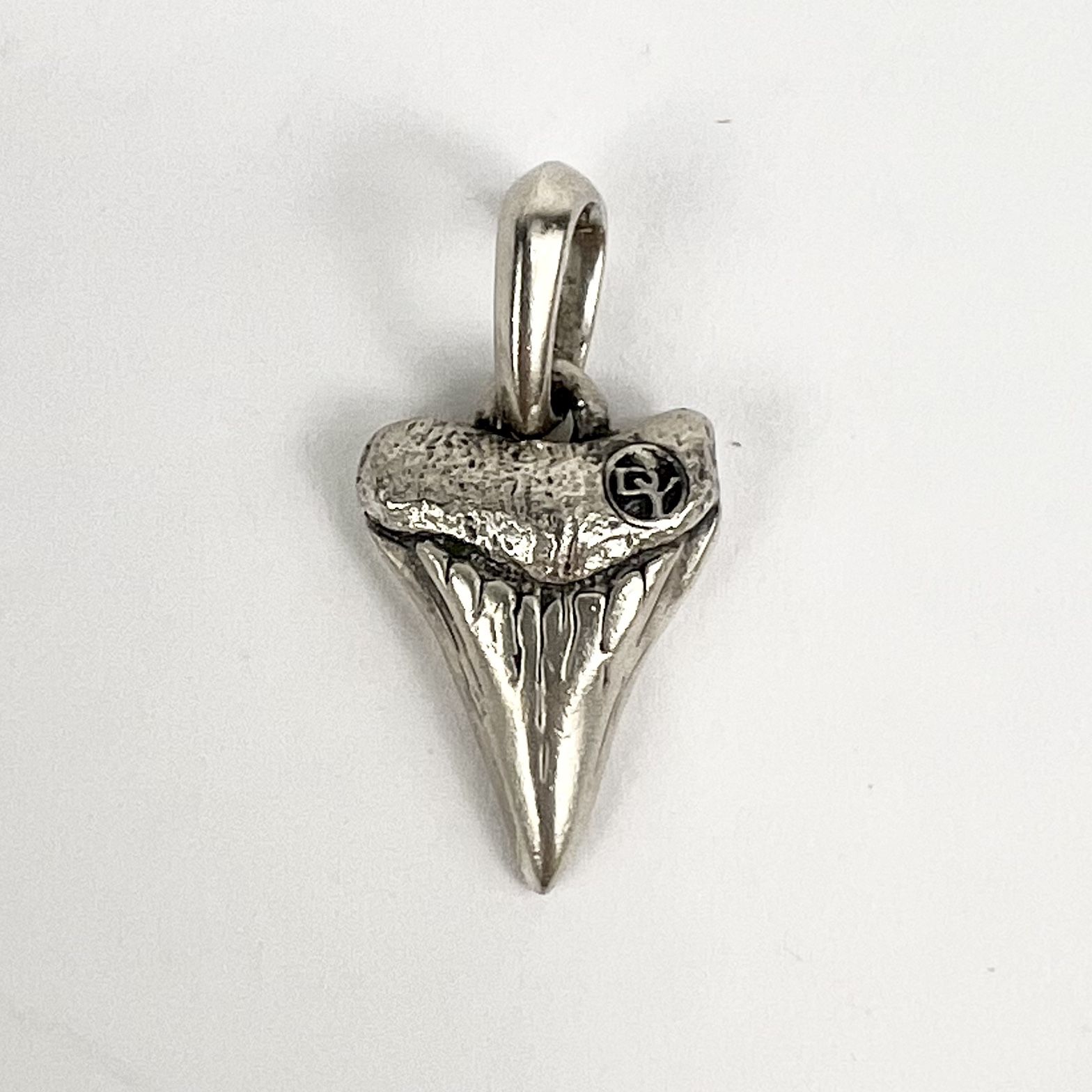David Yurman 925 Sterling Silver Shark Tooth Amulet Charm Pendant