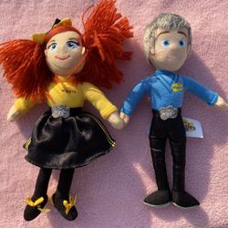 THE WIGGLES MINI DOLL CHARACTERS STUFFED PLUSH SOFT TOY 20cm/ 7” ANTHONY EMMA
