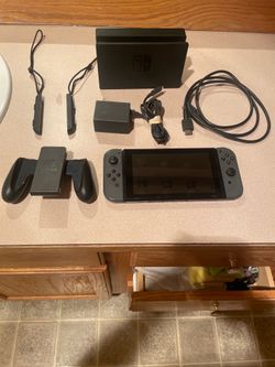 Awesome Grey Nintendo Switch with Dock and extra 125GB memory card