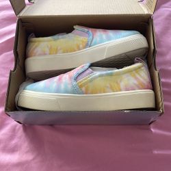 BRAND NEW Sketchers Poppy, Hippie Hype Tie Die, Kids Sneakers, Size 11.5