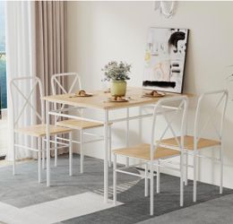 VECELO 5-Piece Dining Set: NEW in Unopened box