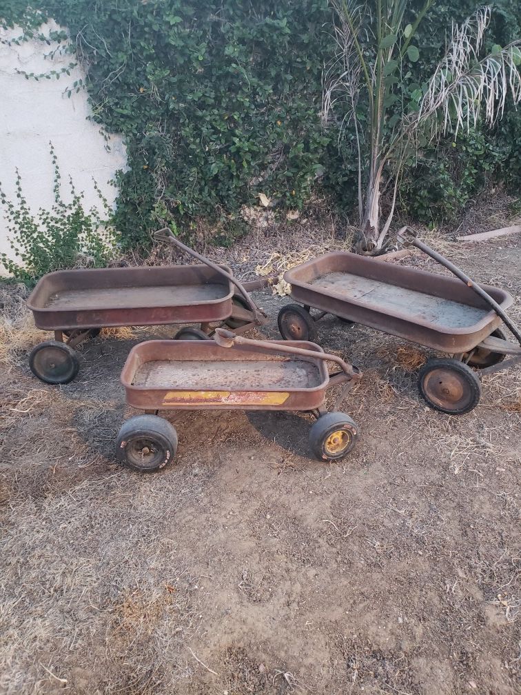 3 Vintage Wagons