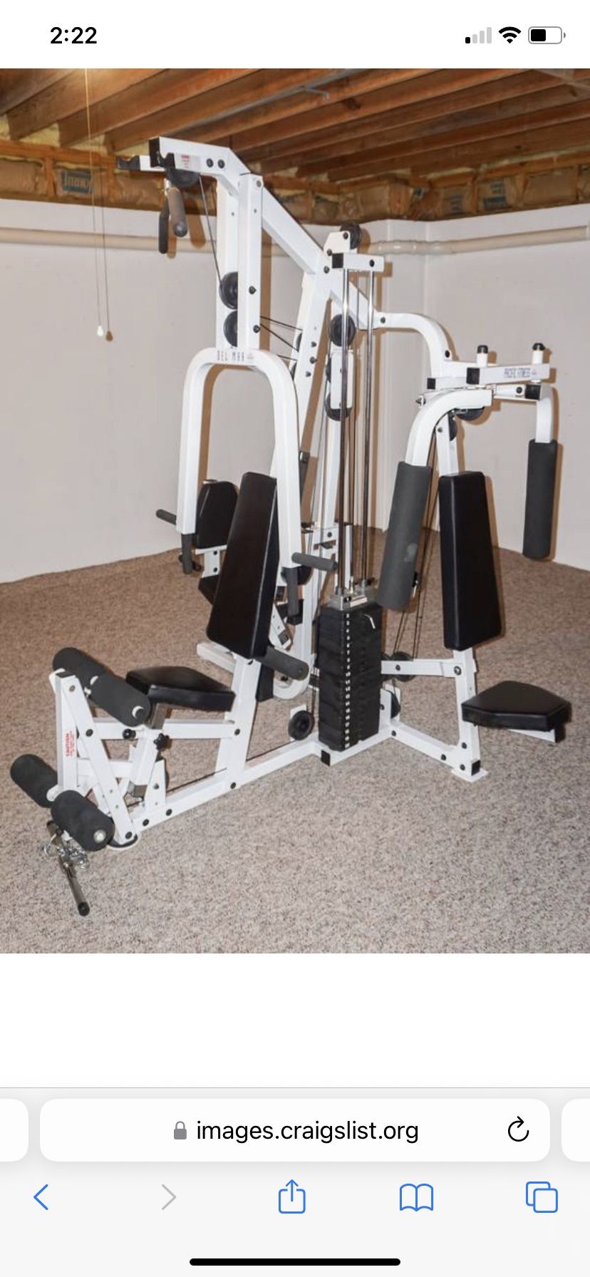 Del Mar Pacific Fitness High Quality Multi station Home Gym