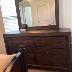 NEW CONDITION- Large capacity dresser with mirror