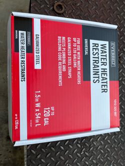 Water heater straps