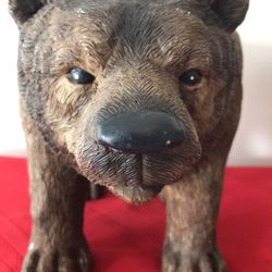 BEAR Plant Stand - Flat Top - Foot Stool Resin 