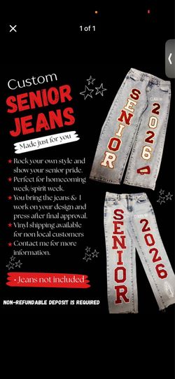 Custom Senior Jeans