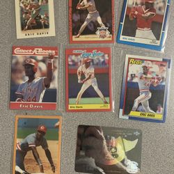 Eric Davis Cincinnati Reds Card Collection