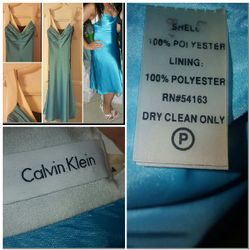 Agua blue Calvin Klein dress
