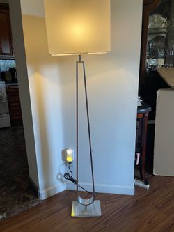 Klabb Floor Lamp With Dimmer 58”H in Excellent Condition $60 Firm on Price