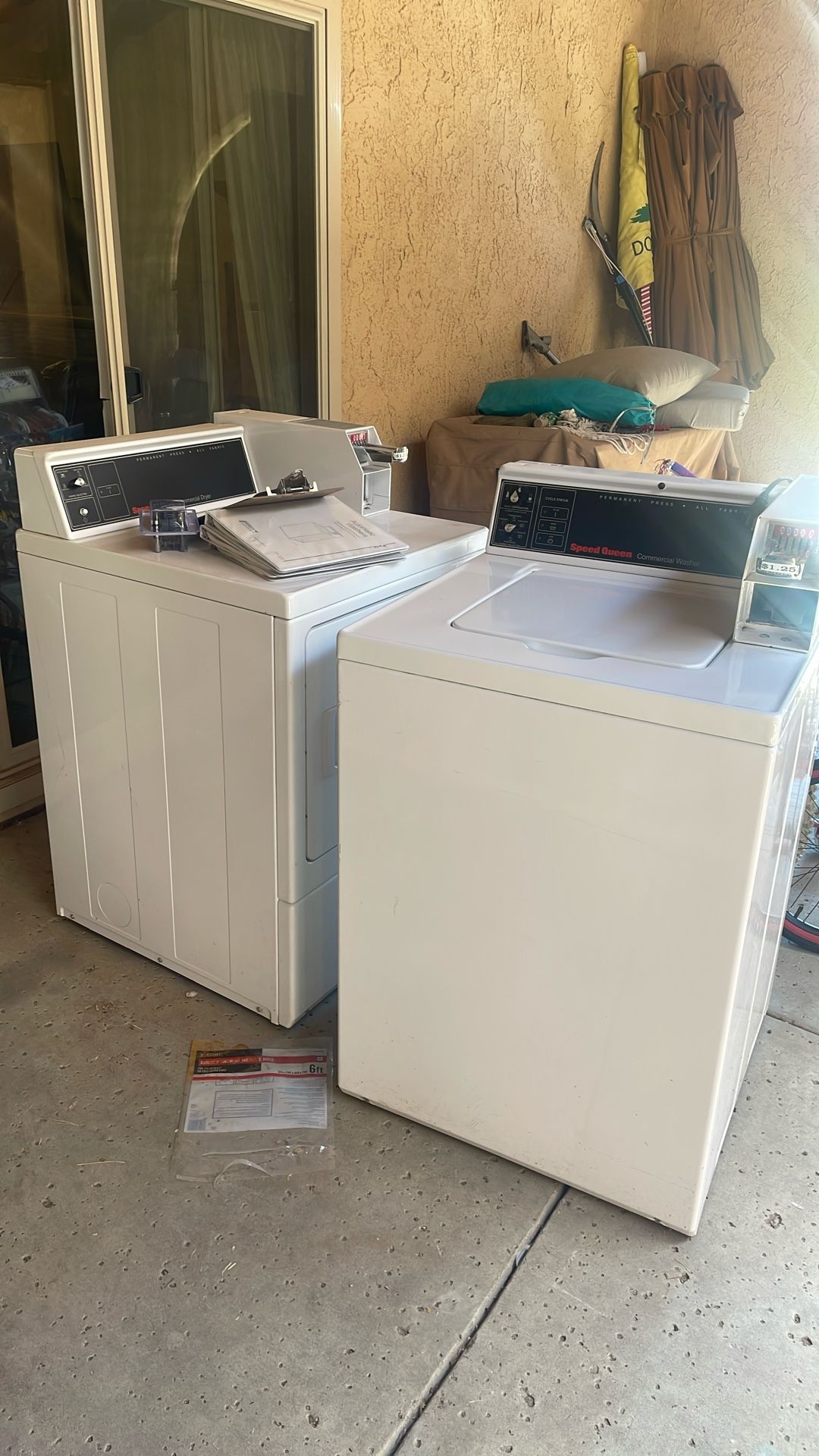 Washer and dryer set speed queen