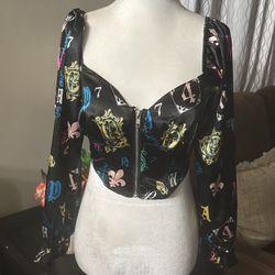 Satin Crop Top 