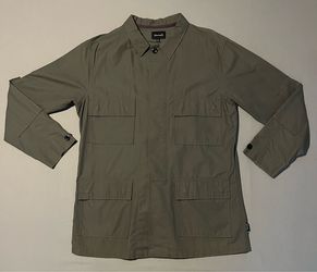 Vintage Diamond Supply Co Ripstop Military M-65 Button Up Jacket Olive VNDS