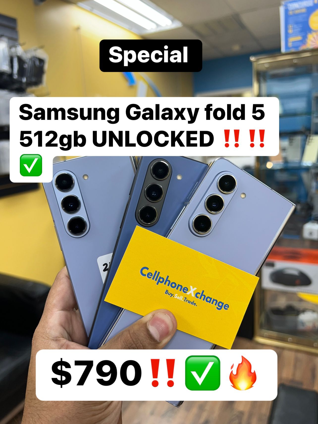Samsung Fold 5 512gb Unlocked 