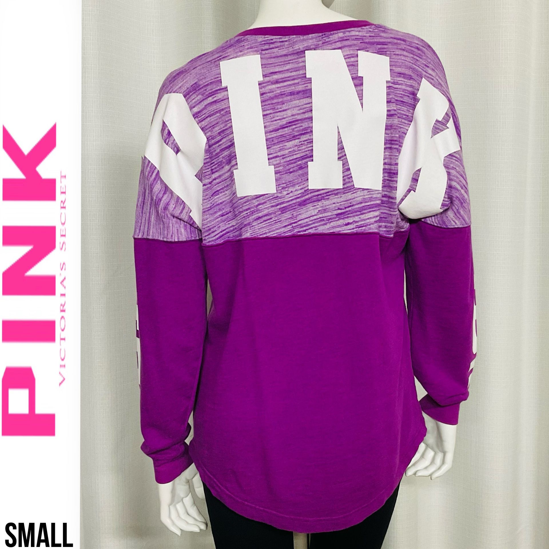 Victoria's Secret PINK Colorblock Crew Neck Sweater