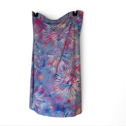 Strapless midi dress