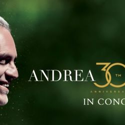 2 Andrea Bocelli Tickets December 8