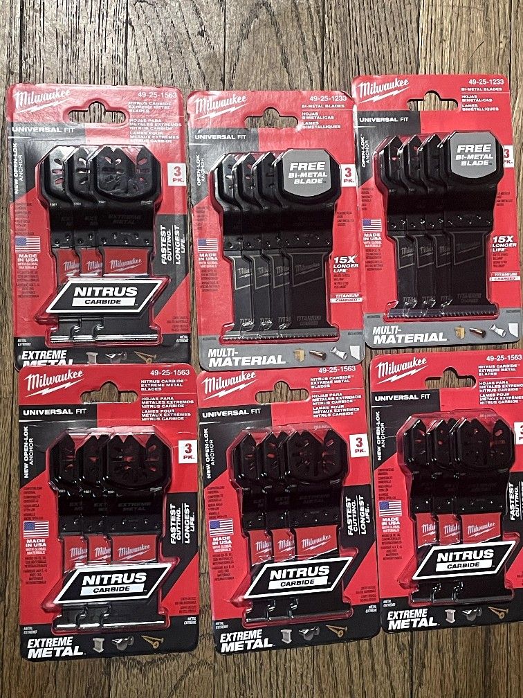 Milwaukee Multi-Tool Blades (NITRUS CARBIDE)