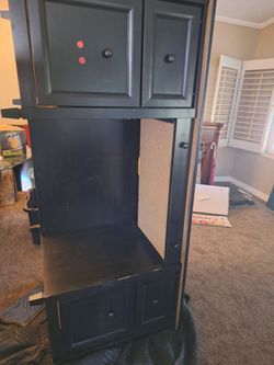 Black desk