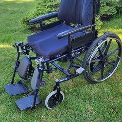 Invacare Solara Reclining Manual Wheelchair W/ Footrests