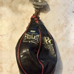 Vintage Leather Everlast Speed Bag 4202 Olimpics Ed (1984)