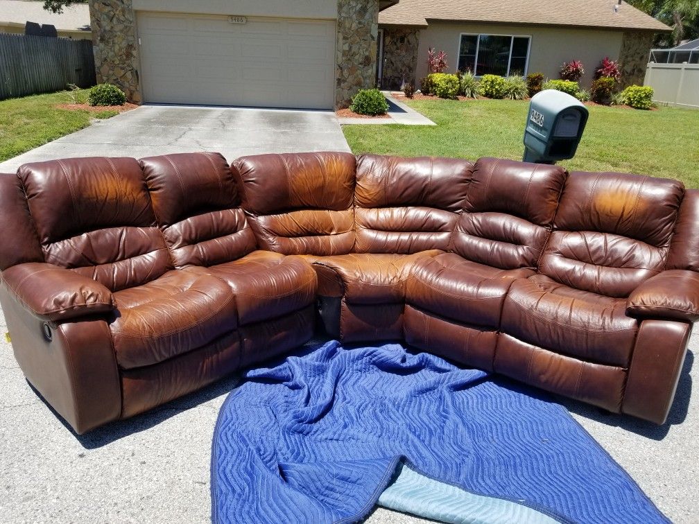 Leather Sofa L Shaped