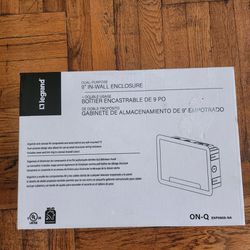 9 inches in wall enclosure box