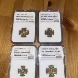 NGC world Coin Slabs 