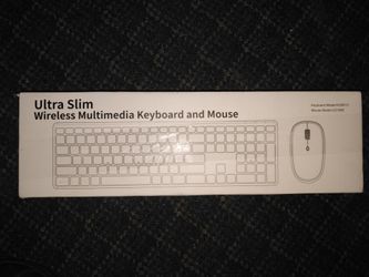 Wireless keyboard and mouse