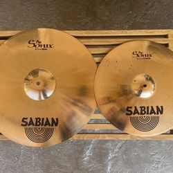 Sabian Cymbals 20” Ride / 16” Crash