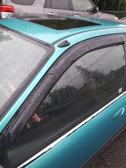 Civic window visor