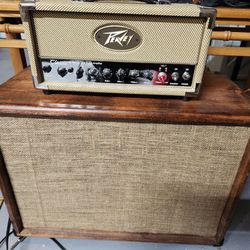 Peavey Guitar Amp Head And Cabinet