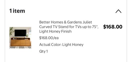 Better Homes TV stand