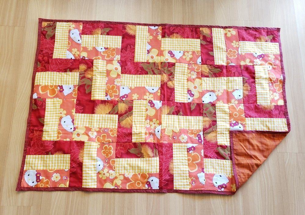 Patchwork Blanket - Hello Kitty