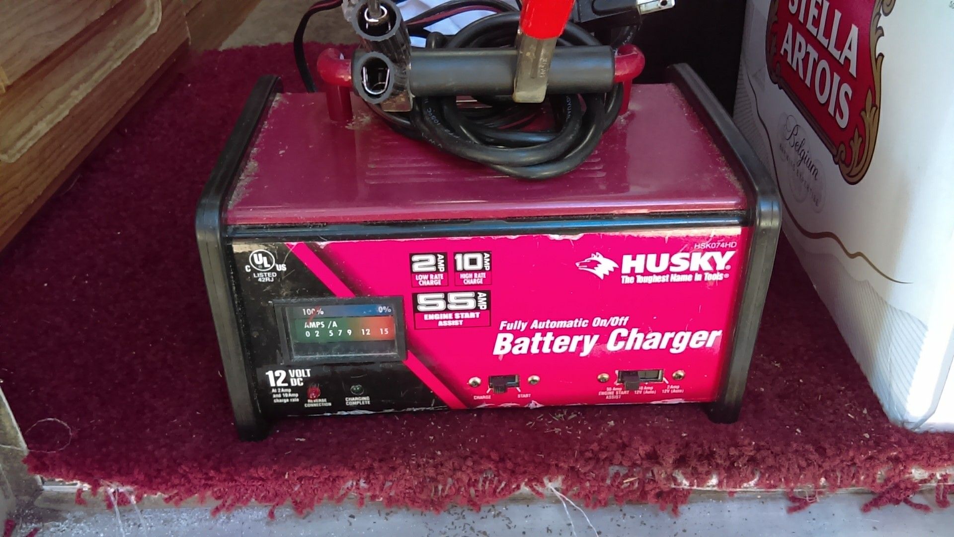 Husky battery charger 12 volt