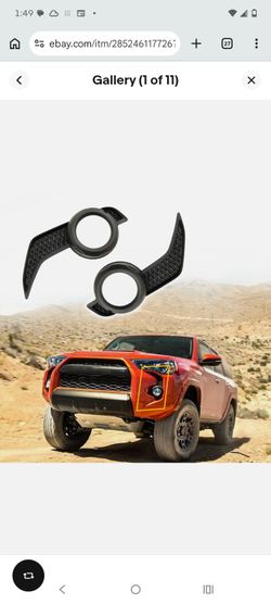 2014-2021 Toyota 4Runner TRD/SR5 Fog Light Lamp Bezel Trim Surround Covers