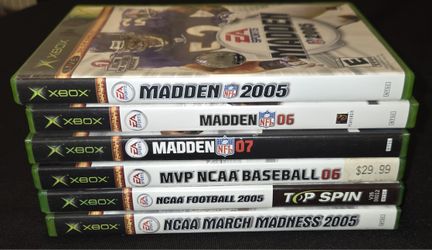 XBox Games (Used) $4 Ea Or $20 For all 6