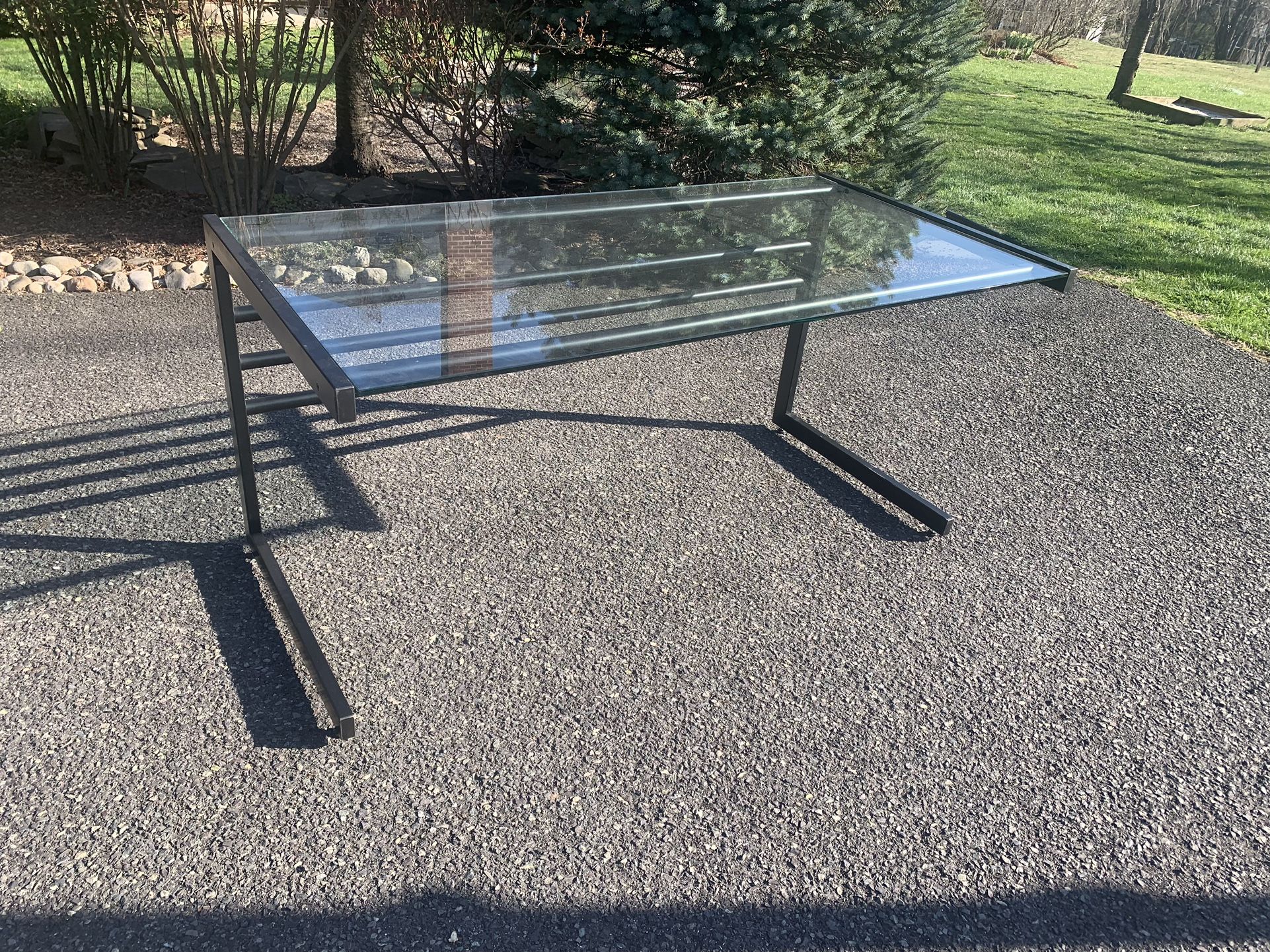 Glass Top Desk